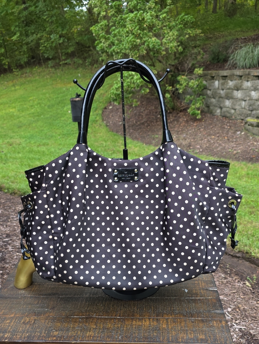 kate spade Diaper Bag with Polka Dots